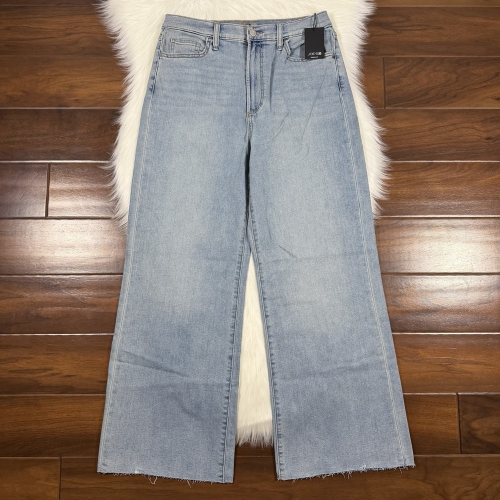 Joe's Women's Size 30 High Rise Wide Leg Ankle Denim Jeans in Kiso Light Wash